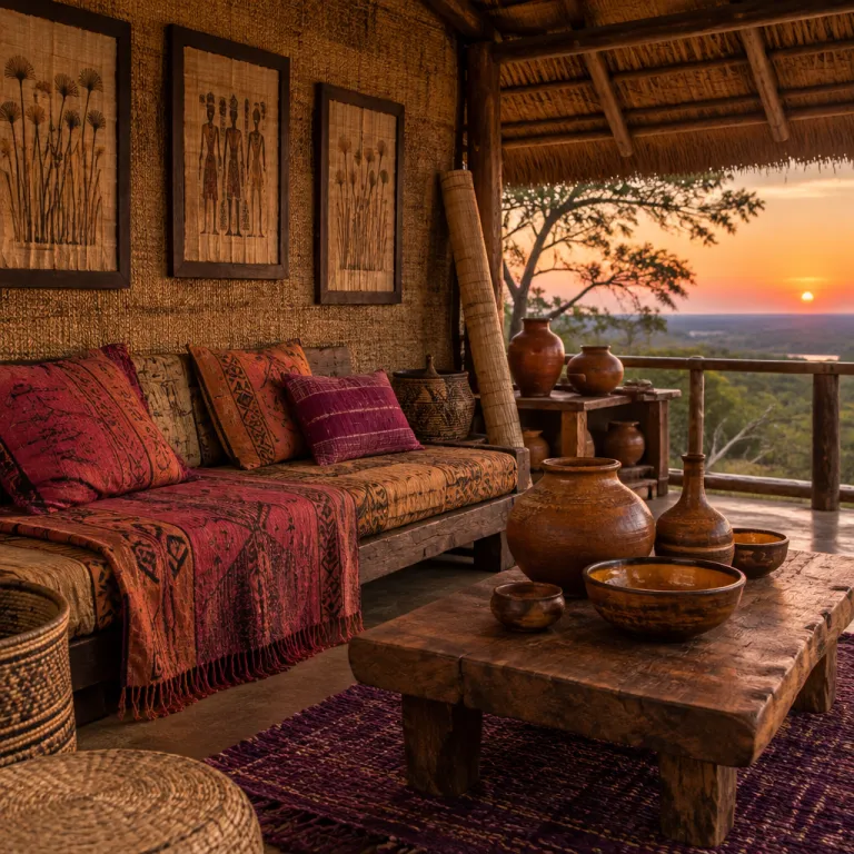 Bark cloth, papyrus and hand-thrown clay: how Ugandan craft is shaping the country's new lodge interiors